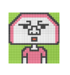 8-bit pixel かまぼこ君（個別スタンプ：4）