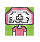 8-bit pixel かまぼこ君（個別スタンプ：6）