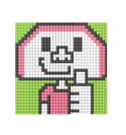 8-bit pixel かまぼこ君（個別スタンプ：16）