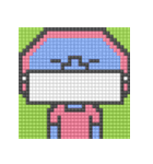 8-bit pixel かまぼこ君（個別スタンプ：39）