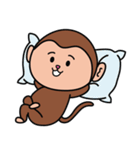 cute little monkeys（個別スタンプ：4）