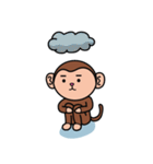 cute little monkeys（個別スタンプ：7）