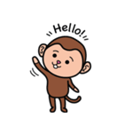 cute little monkeys（個別スタンプ：11）