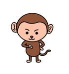 cute little monkeys（個別スタンプ：16）