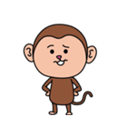 cute little monkeys（個別スタンプ：21）