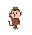 cute little monkeys（個別スタンプ：27）