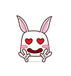 Cute Bunny Rabbit（個別スタンプ：3）