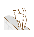 やさしい白いねこ（個別スタンプ：18）