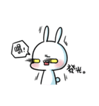 A.pa : A lazy rabbit.（個別スタンプ：7）