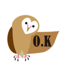 Heart Owl（個別スタンプ：1）