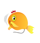 funny  Goldfish（個別スタンプ：37）