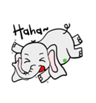 Lil' Grey Elephant（個別スタンプ：21）