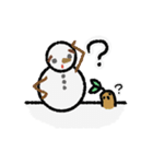 雪だるまたま（個別スタンプ：18）