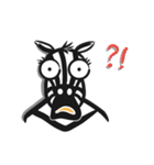 Unhappy Zebras（個別スタンプ：4）