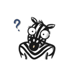 Unhappy Zebras（個別スタンプ：14）