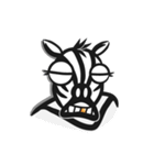 Unhappy Zebras（個別スタンプ：28）