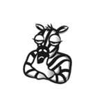 Unhappy Zebras（個別スタンプ：31）