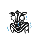 Unhappy Zebras（個別スタンプ：32）