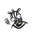 Unhappy Zebras（個別スタンプ：38）