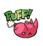 PIGGIE the Pinky Pig-ONOMATOPOEIA-（個別スタンプ：3）