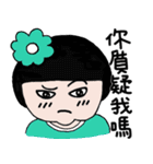 Little flower girl（個別スタンプ：16）