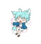 My blue-hair dog（個別スタンプ：12）