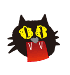 黒猫のねこたん（個別スタンプ：2）