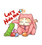 CatRabbit ; Happy Easter（個別スタンプ：5）