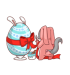 CatRabbit ; Happy Easter（個別スタンプ：24）