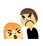 Angry couple（個別スタンプ：15）
