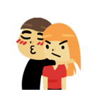 Angry couple（個別スタンプ：16）