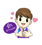 Nong Sign ＆ Finger : Hand for love（個別スタンプ：2）