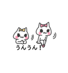 吹き出し☆アイドルねこ3（個別スタンプ：4）