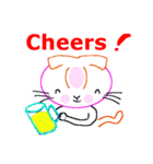 折れ耳猫 みぃーみん（個別スタンプ：17）
