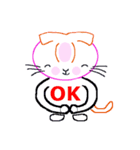折れ耳猫 みぃーみん（個別スタンプ：37）
