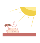 Cute Pink Weather（個別スタンプ：22）