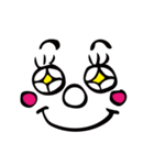 まいせんせいの顔絵文字スタンプ（個別スタンプ：3）