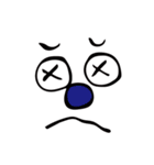 まいせんせいの顔絵文字スタンプ（個別スタンプ：18）