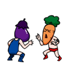 野菜プロレス（個別スタンプ：1）