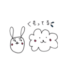 手描きのうさぴょん（個別スタンプ：5）