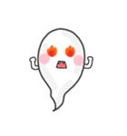 Little white ghost（個別スタンプ：10）