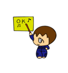 overalls boy workhard（個別スタンプ：26）