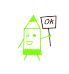 crayons people（個別スタンプ：8）