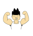 Gym Guy / Muscle Man（個別スタンプ：3）