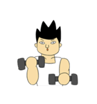 Gym Guy / Muscle Man（個別スタンプ：25）