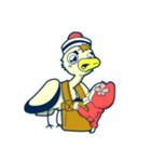 赤ちゃんとコウノトリ（個別スタンプ：7）