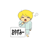 ボードで伝える日常の一言（個別スタンプ：8）