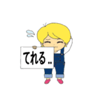 ボードで伝える日常の一言（個別スタンプ：20）