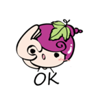 Grape Girl（個別スタンプ：3）
