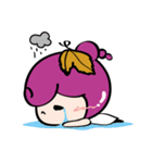Grape Girl（個別スタンプ：6）